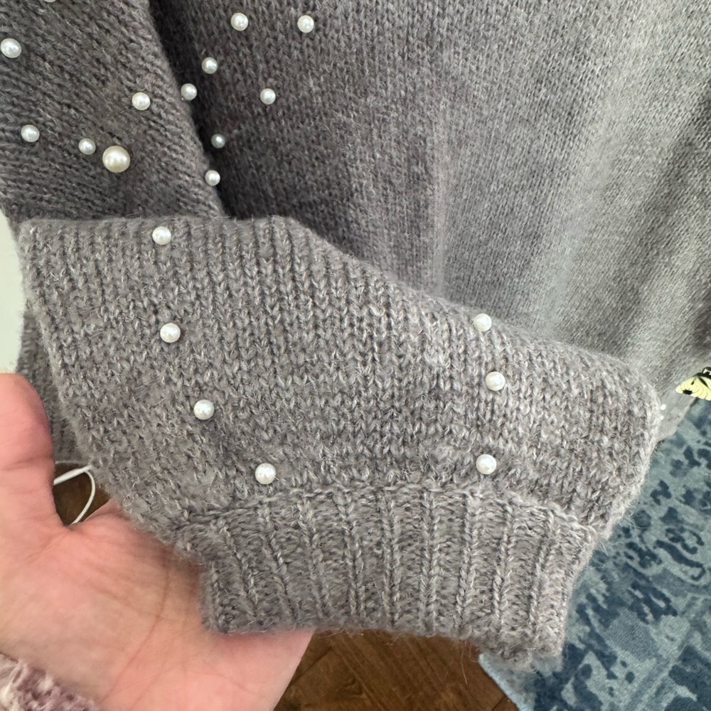 Women’s beaded sweater size xlarge NWT - Picture 4 of 8